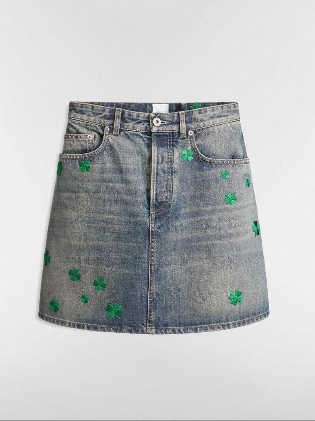 Embroidered Miniskirt