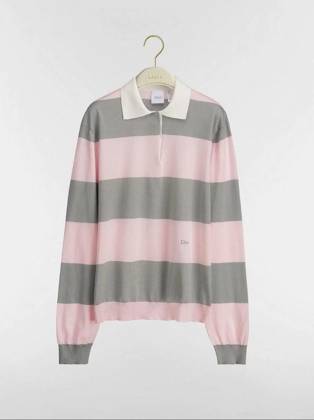 Dior Marinière Long-Sleeved Polo Shirt