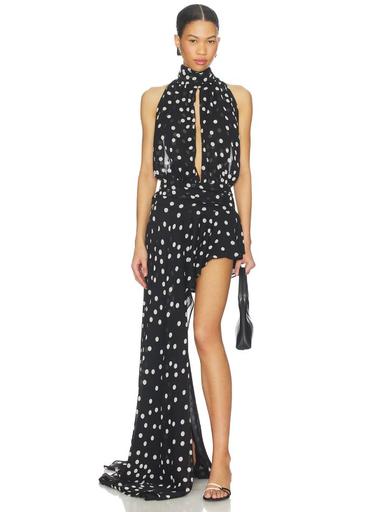AWAVE Studio Maxi Halter Neck Dress | Thumbnail 1