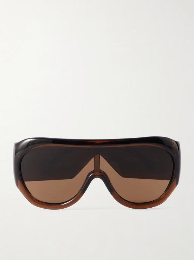 Bombe oversized D-frame acetate sunglasses