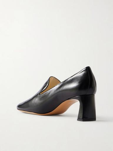 Phoebe Philo Club embellished glossed-leather loafers | Thumbnail 2