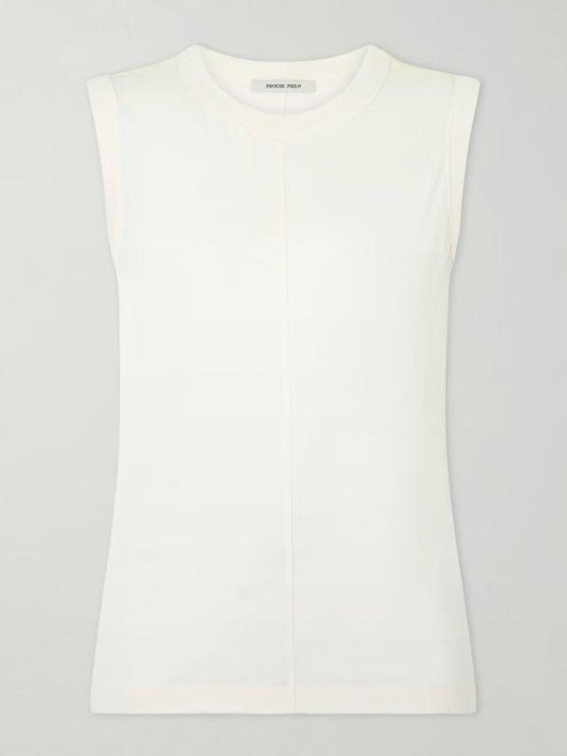 Phoebe Philo Lyocell and cotton-blend jersey tank