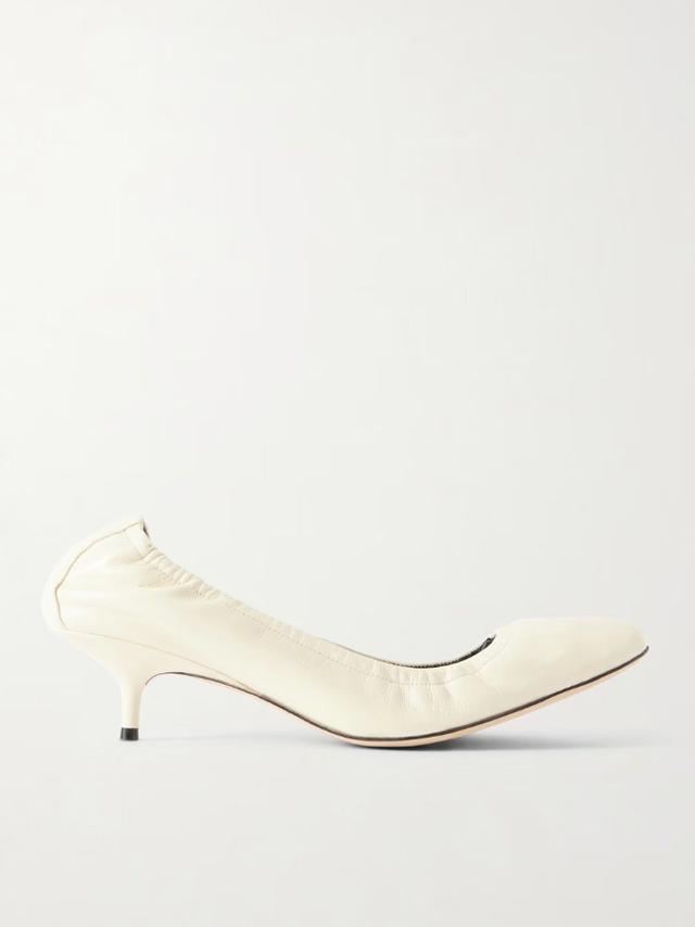 Phoebe Philo Low Pucker pumps in leather