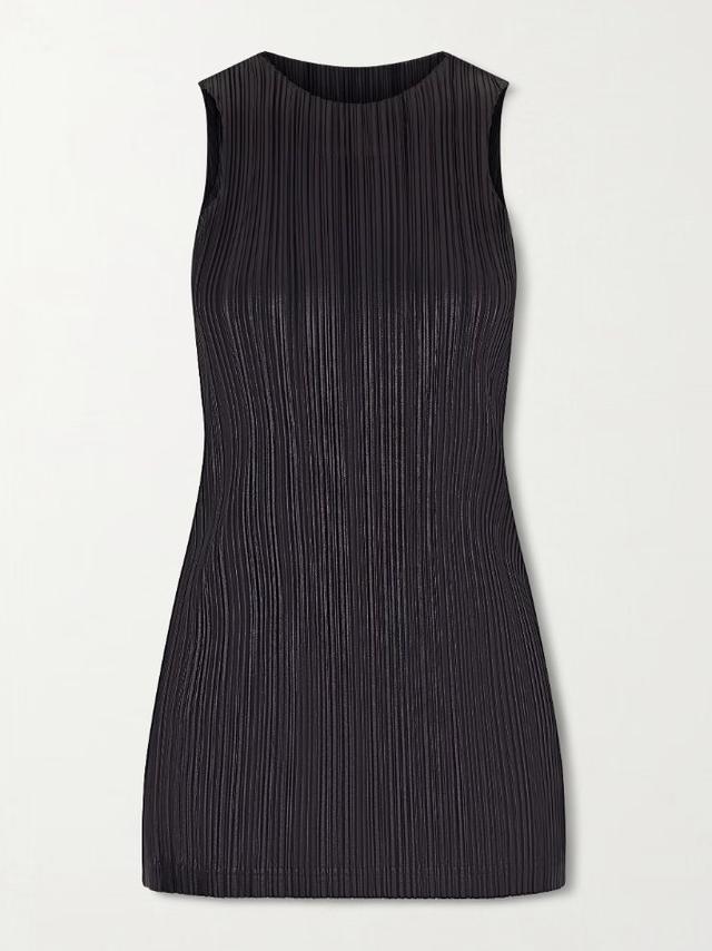 Razor pleat tank top