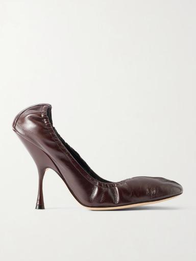 Phoebe Philo Pucker pumps in leather | Thumbnail 1