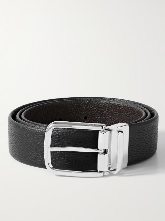 3.5cm reversible full-grain leather belt