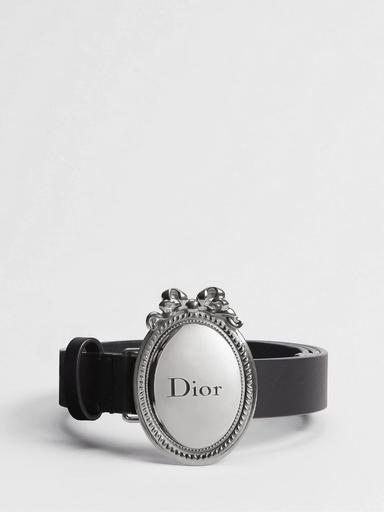 Dior Dior Médaillon Belt Black Smooth Calfskin, 25 MM | Thumbnail 1