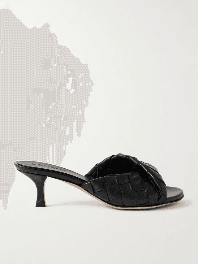 Blink twisted intrecciato leather mules (NAP)
