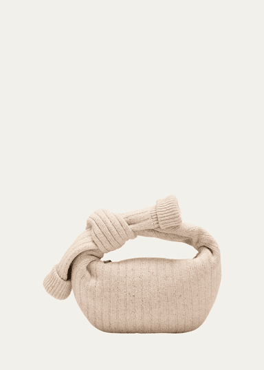 Bottega Veneta Jodie Mini Knotted Ribbed-Knit Tote (In Store) | Thumbnail 1