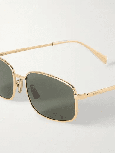 CELINE Eyewear Triomphe Crystal Square-Frame Sunglasses (In Store) | Thumbnail 3