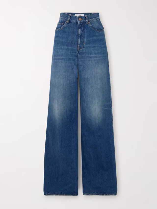 High-Rise Wide-Leg Jeans (In Store)