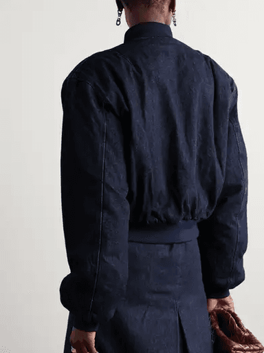 The Frankie Shop Micky padded denim bomber (In Store) | Thumbnail 2
