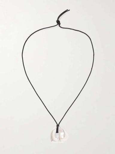 AGMES Recycled Sterling Silver And Suede Necklace (In Store) | Thumbnail 1
