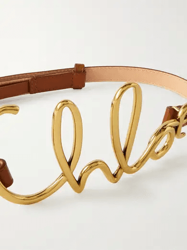 Chloé Gold-tone and leather belt (NAP) | Thumbnail 2