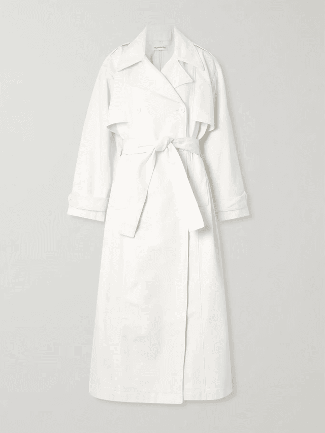 Nikola double-breasted denim trench coat (In Store)