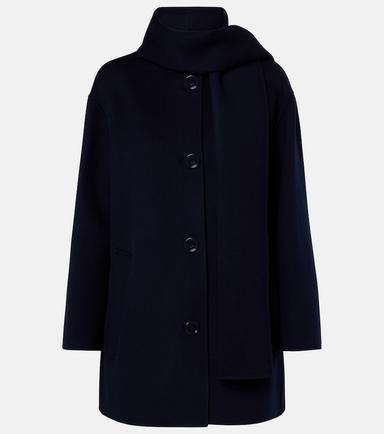 'S Max Mara Scarf-detail virgin wool coat | Thumbnail 1 'S Max Mara Scarf-detail virgin wool coat | Thumbnail 1