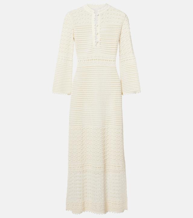 Eres Madone crochet midi dress
