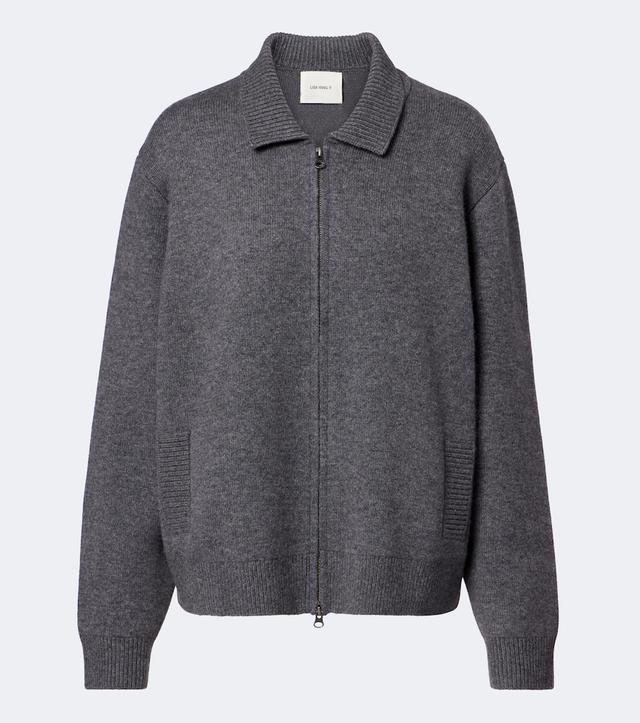 Aleya cashmere zipped cardigan