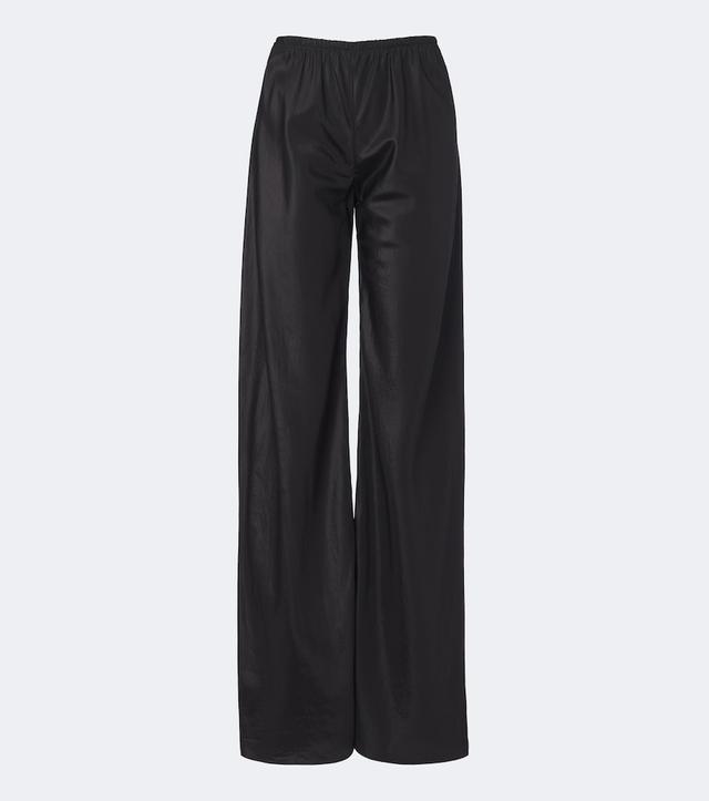The Row Gala silk wide-leg pants
