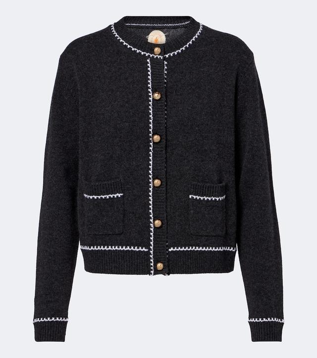 Jardin des Orangers Virgin wool and cashmere cardigan