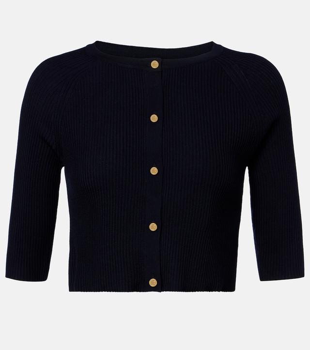 'S Max Mara Cropped virgin wool cardigan