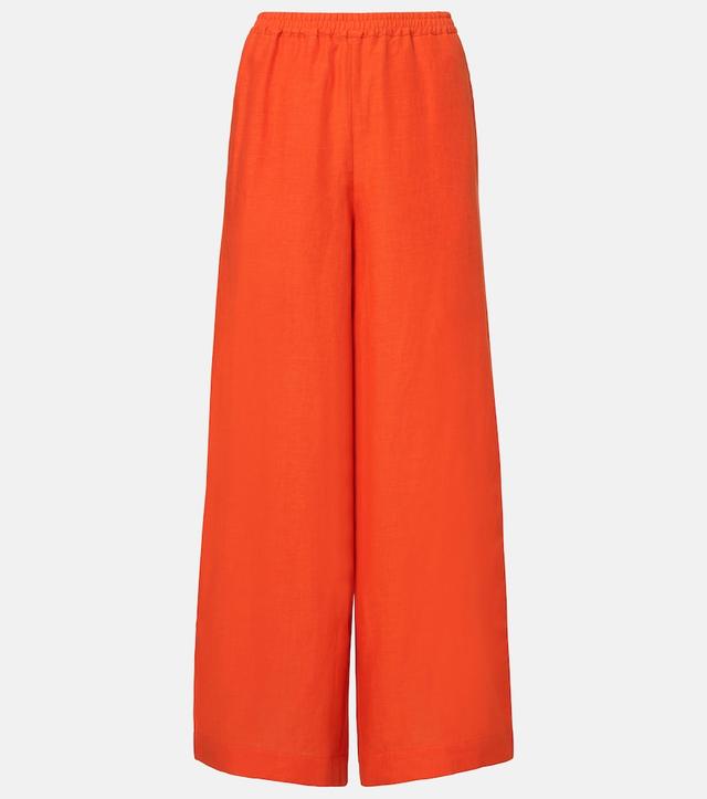 Eres Select linen wide-leg pants