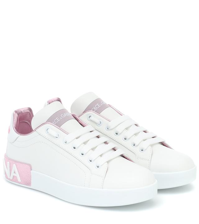Dolce & Gabbana Portofino leather sneakers