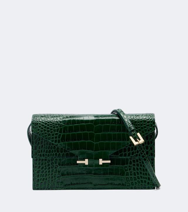 Aube Mini leather crossbody bag