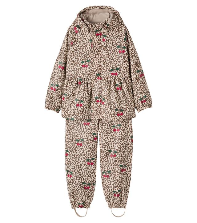 Konges Slojd Konges Sløjd Palme leopard-print hooded jacket and pants set