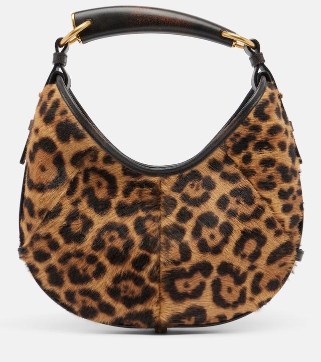 Saint Laurent Mombasa Small calf hair shoulder bag