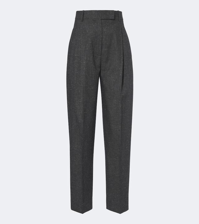 RÓHE Róhe Daria pleated wool-blend straight pants