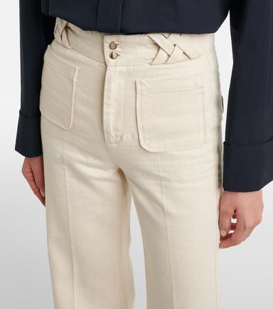Dorothee Schumacher Summer Of Love cotton and linen flared pants | Thumbnail 2 Dorothee Schumacher Summer Of Love cotton and linen flared pants | Thumbnail 2