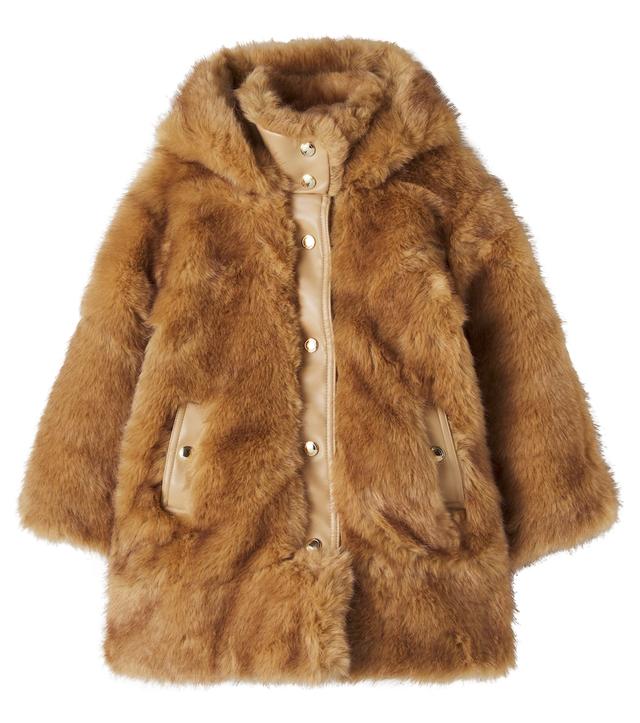 CHLOÉ KIDS Chloé Kids Hooded teddy coat