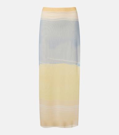 SIR. Printed mesh maxi skirt | Thumbnail 1 SIR. Printed mesh maxi skirt | Thumbnail 1