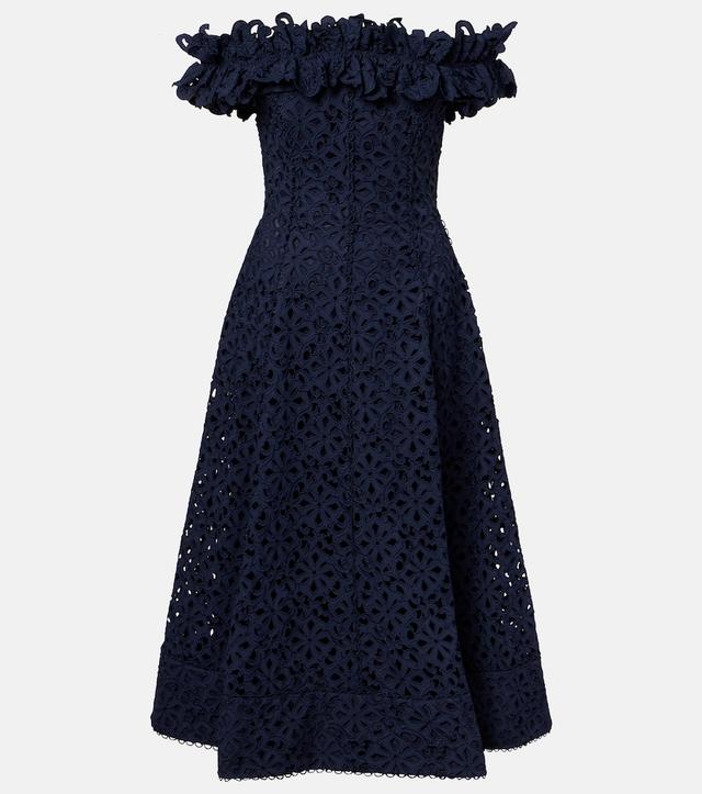 Antalya broderie anglaise cocktail dress