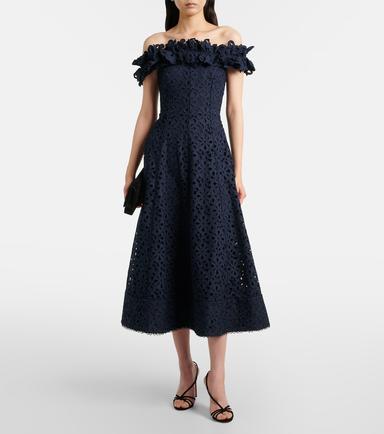 Rebecca Vallance Antalya broderie anglaise cocktail dress | Thumbnail 4