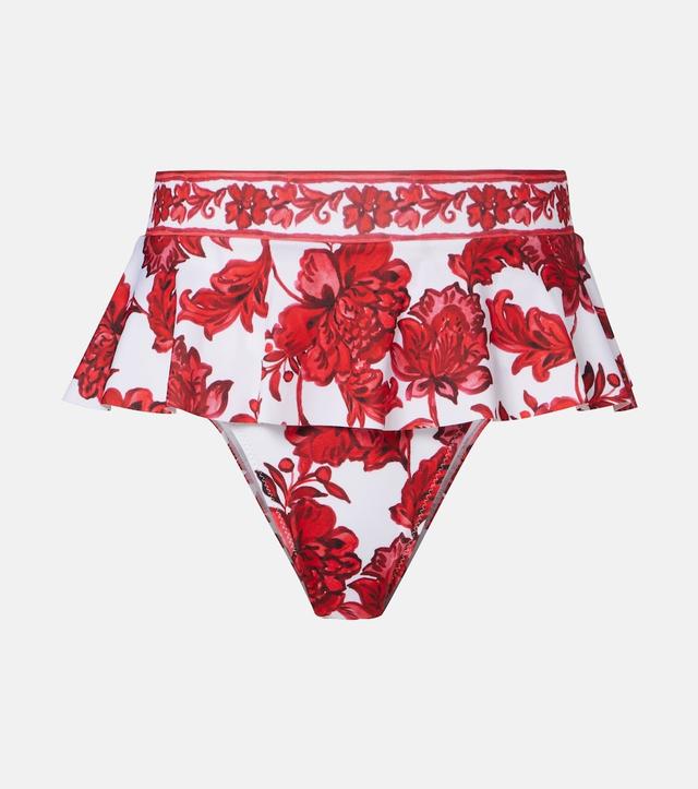 Zella floral bikini bottoms