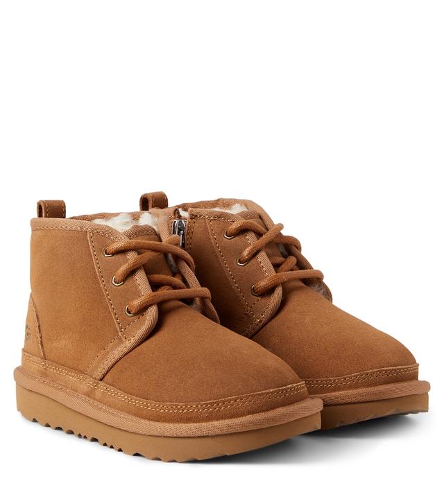 UGG Kids Neumel suede lace-up boots