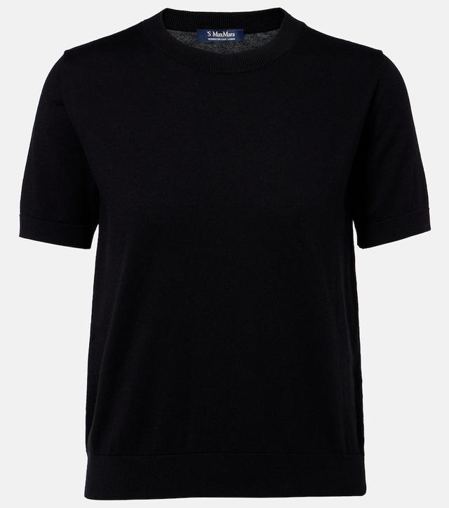 'S Max Mara Cotton, silk, and cashmere top