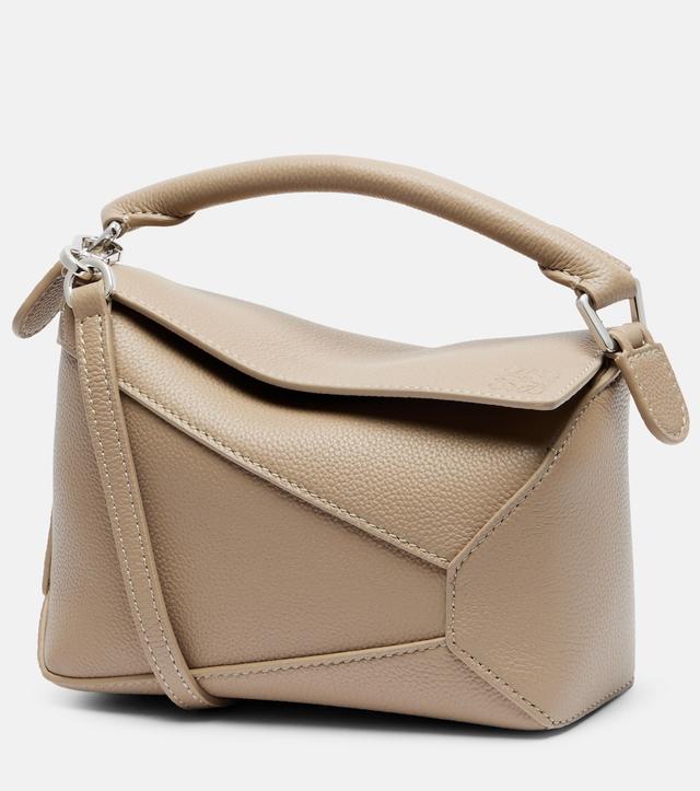 Loewe Puzzle Edge Mini leather top-handle bag