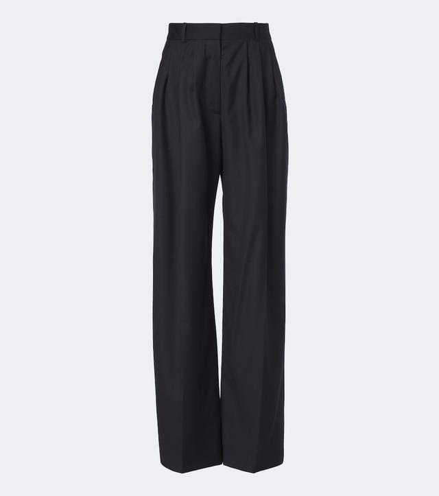 The Row Daniela virgin wool wide-leg pants