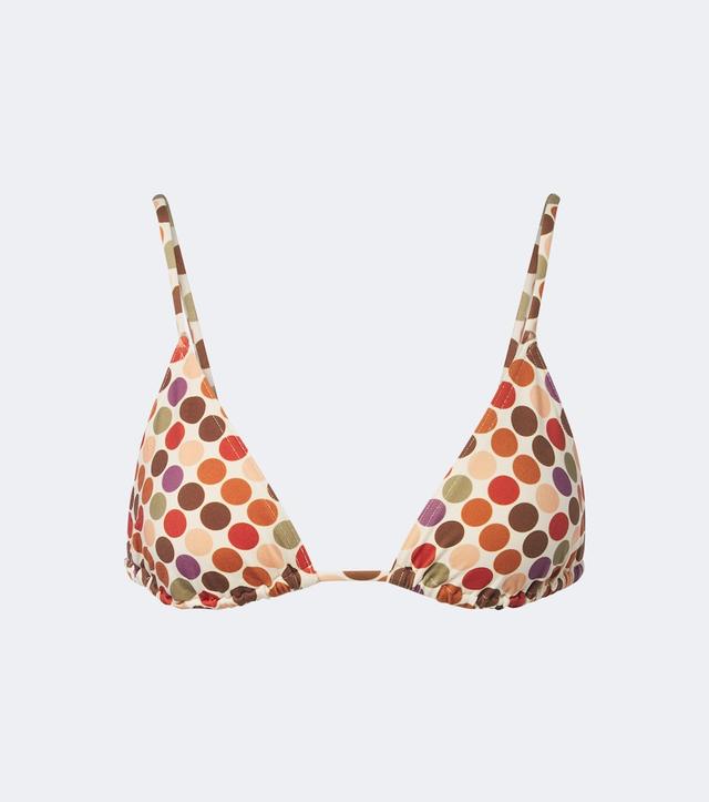 Eres Colorful polka-dot bikini top