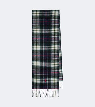 Polo Ralph Lauren Checked fringed wool scarf | Thumbnail 1