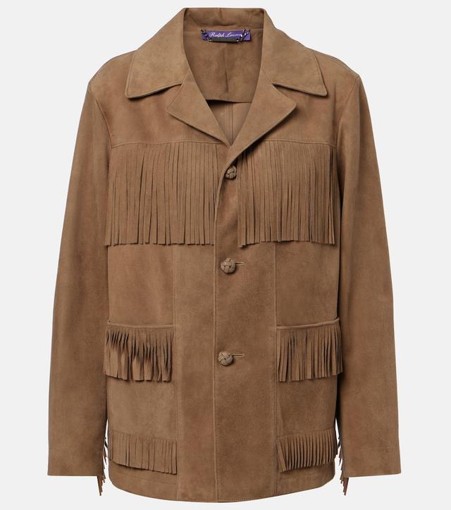 Ralph Lauren Collection Perce fringed suede jacket
