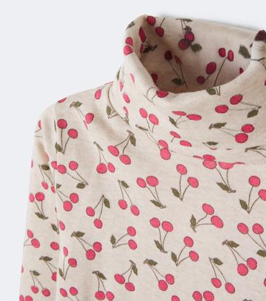 Bonpoint Tahiti printed cotton turtleneck top | Thumbnail 2