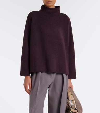 Jardin des Orangers Virgin wool and cashmere high neck sweater | Thumbnail 4