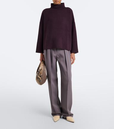 Jardin des Orangers Virgin wool and cashmere high neck sweater | Thumbnail 3