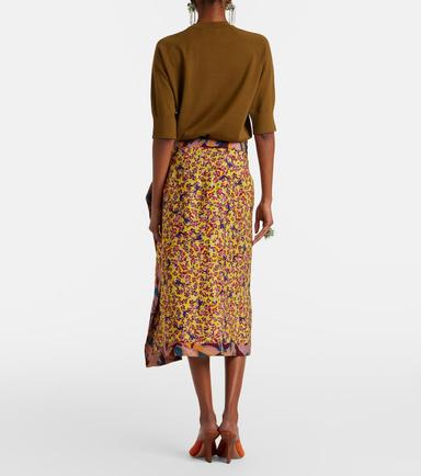 Dries Van Noten Sole printed midi skirt | Thumbnail 6