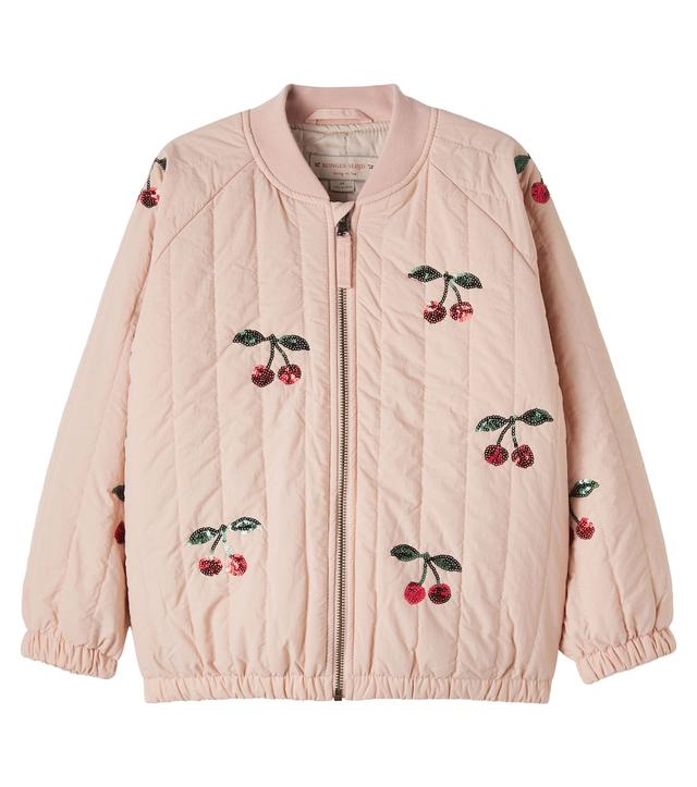 Konges Slojd Konges Sløjd Juno padded sequined bomber jacket