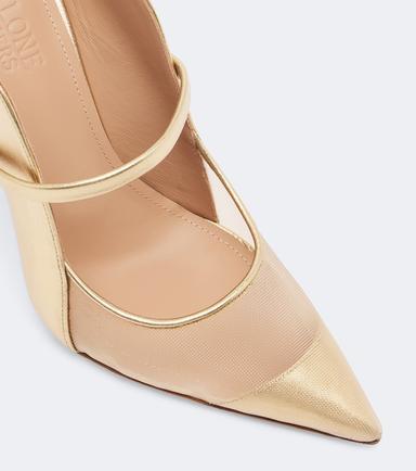 Malone Souliers Maureen leather and mesh mules | Thumbnail 3